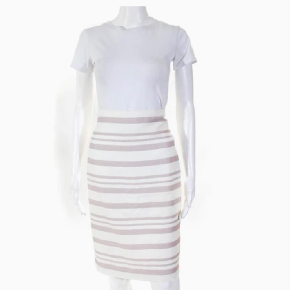 J. Crew Striped Pencil Skirt